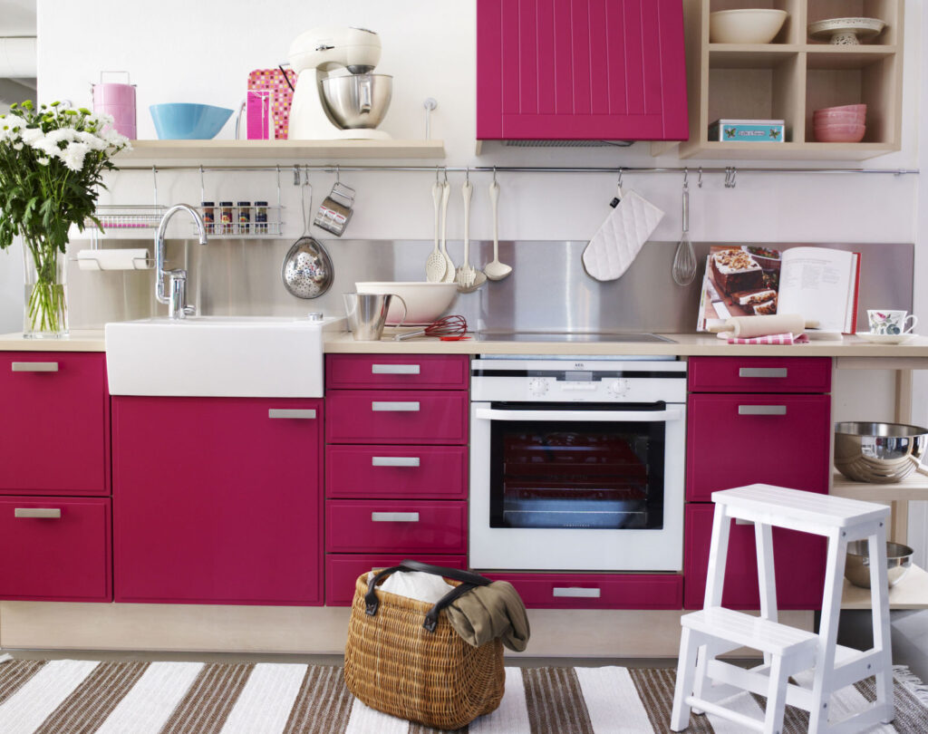 15 cocinas en la que el color es el protagonista