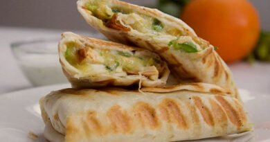 Deliciosos Burritos de Pollo y Aguacate