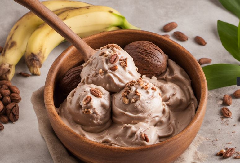 helado platano cacao 5 recetas veganas muy saludables