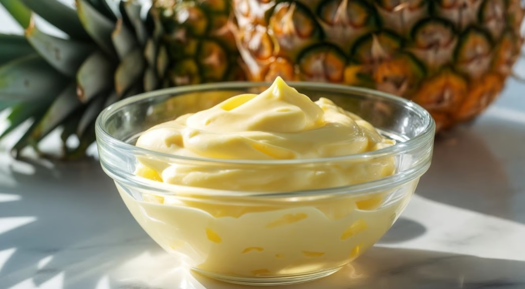 crema de piña