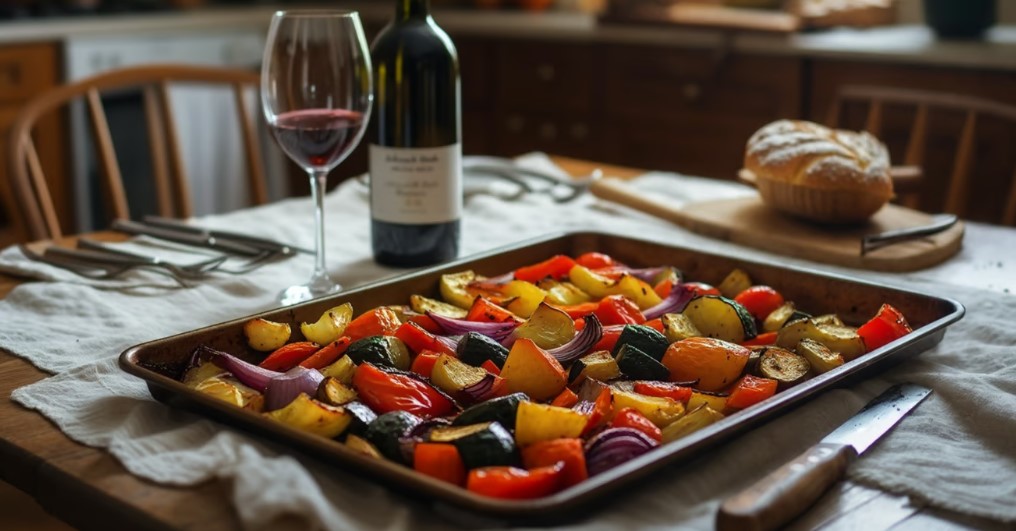 verduras asadas al horno