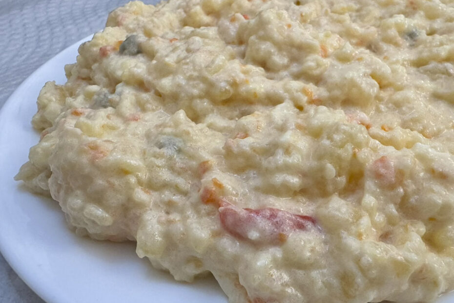 ENSALADILLA DE PATATAS CON MAYONESA DE LIMÓN