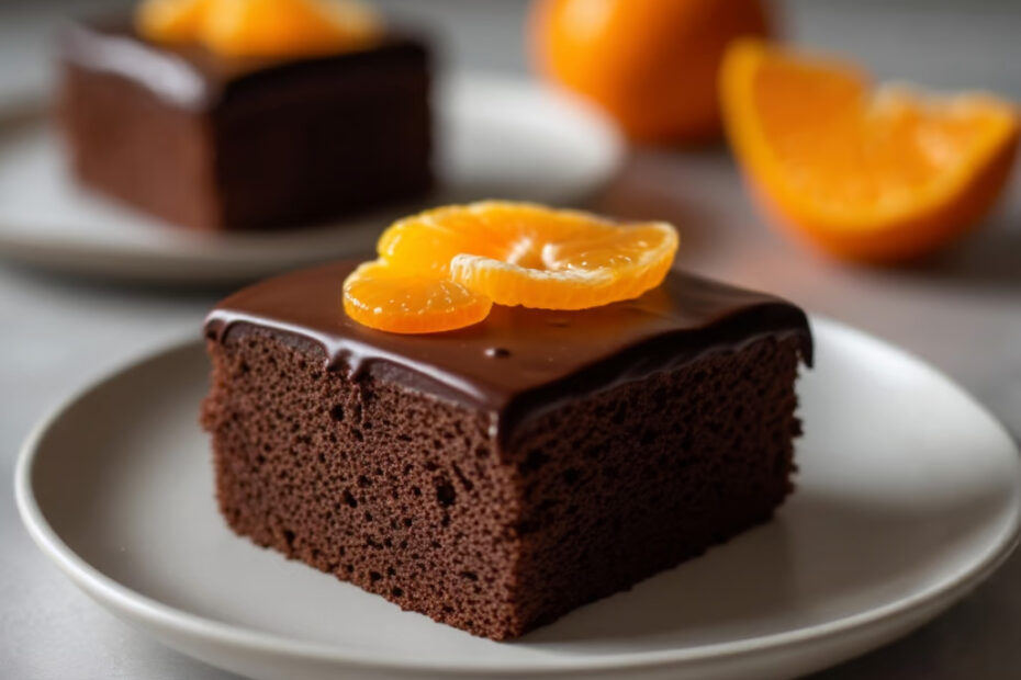 Bizcocho de Chocolate y Naranja