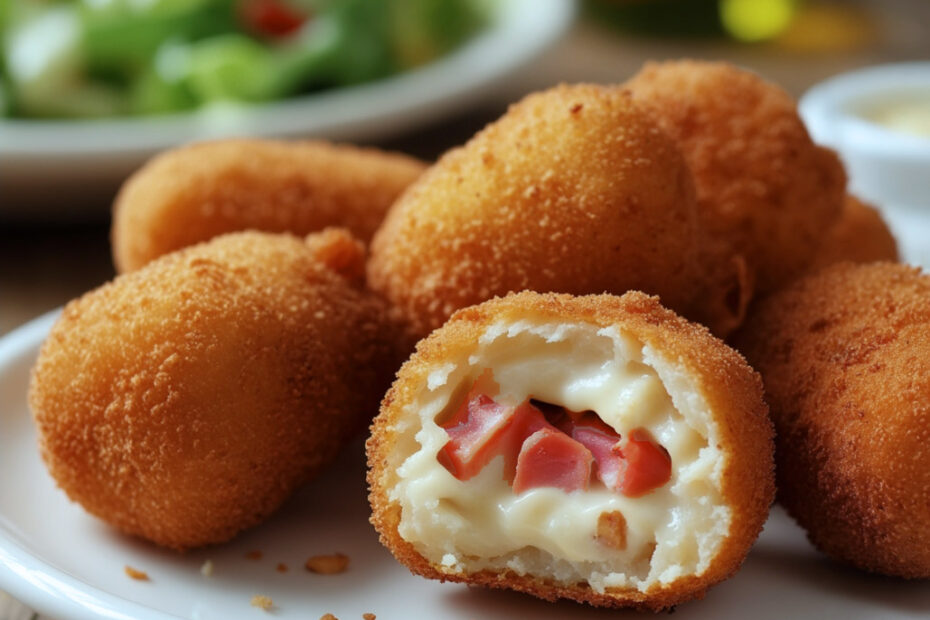 croquetas rellenas de jamón