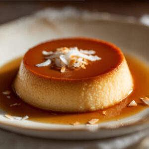 Flan de Coco y Caramelo