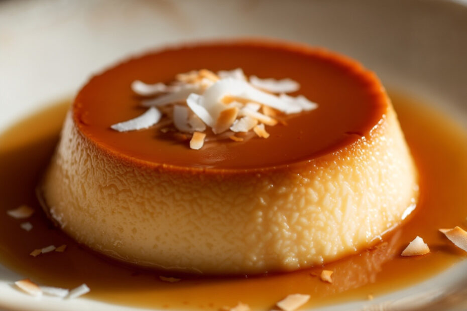 Flan de Coco y Caramelo