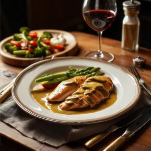 pollo en salsa de mostaza